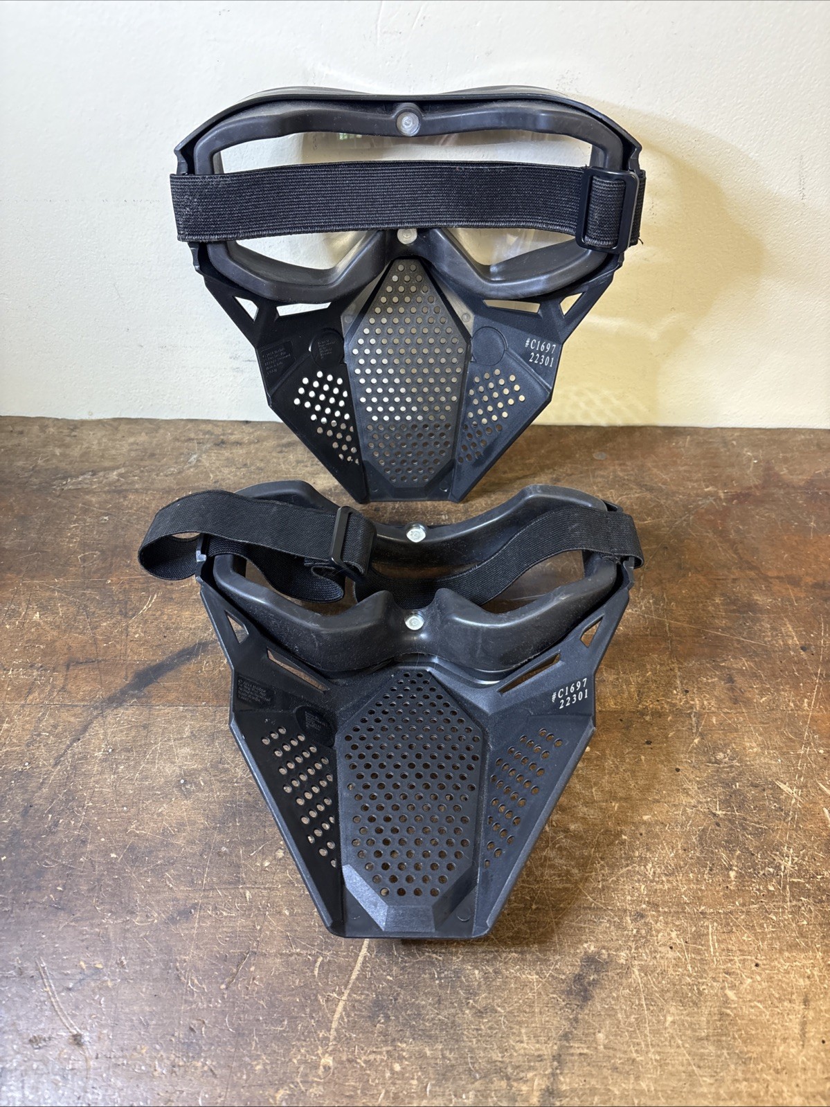 Lot of 2 Nerf Rival Phantom Corps Protective Face Masks