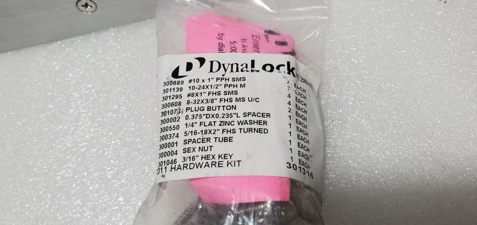 DynaLock 2011-US28-DSM Surface Mount Electromagnetic Lock 1200 LBS 12/24V NEW.