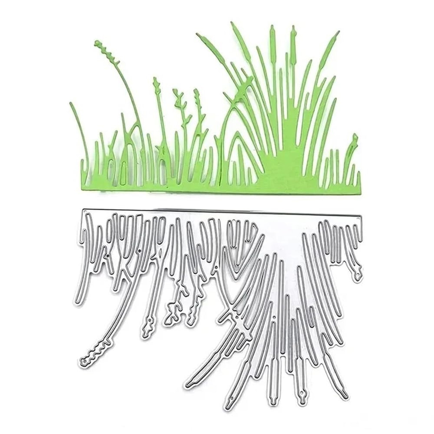 Grass Frame Metal Die Cuts, Grass Frame Metal Cutting Dies Cut Stencils Card ...