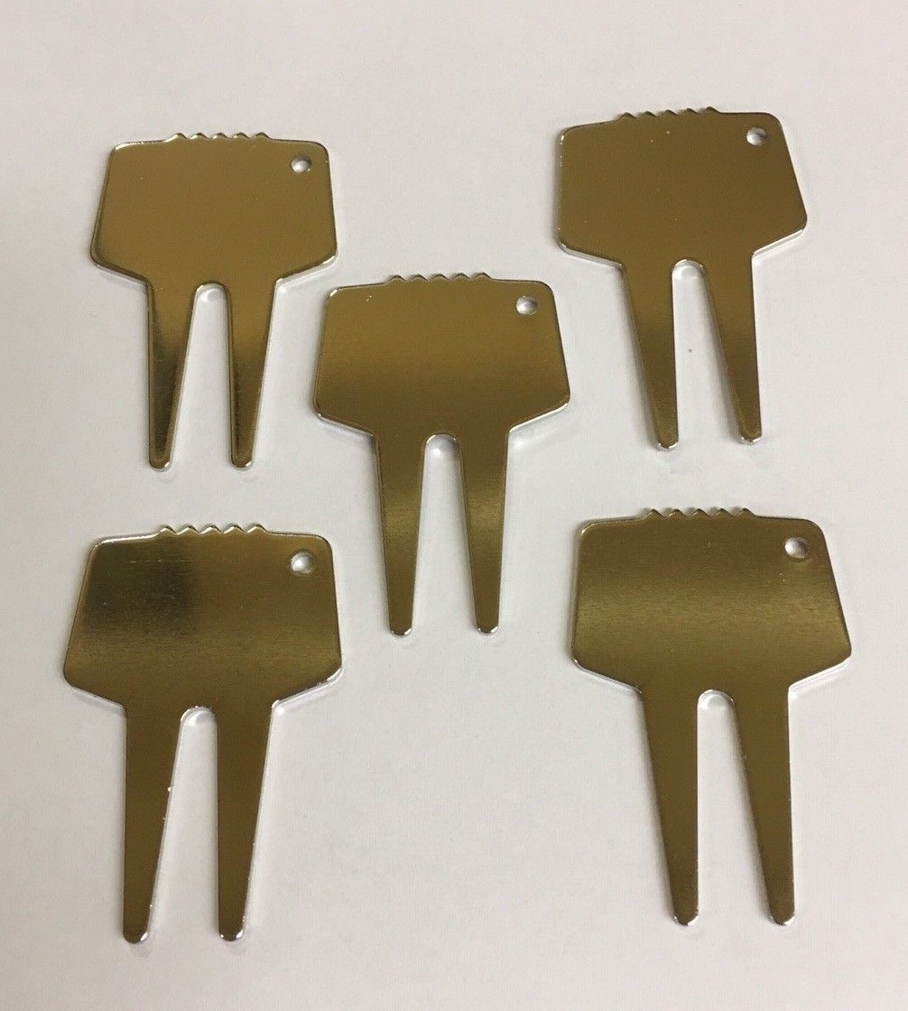 100 Golf Repair Marvin Divot Tools Silver Plated Lot of 100 - USA- New-Old Stock