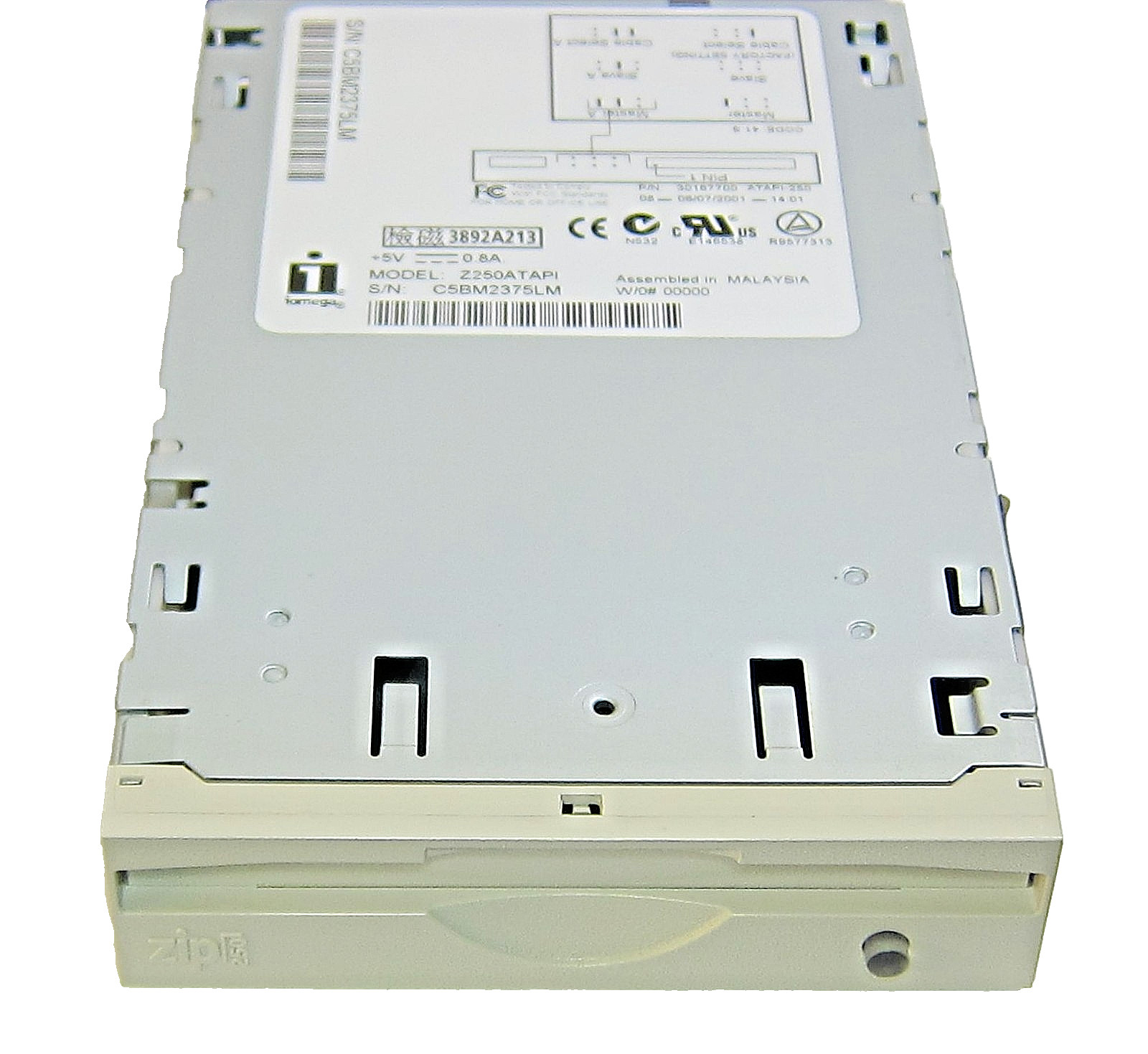 Genuine Iomega Z250ATAPI 3.5" Zip Drive