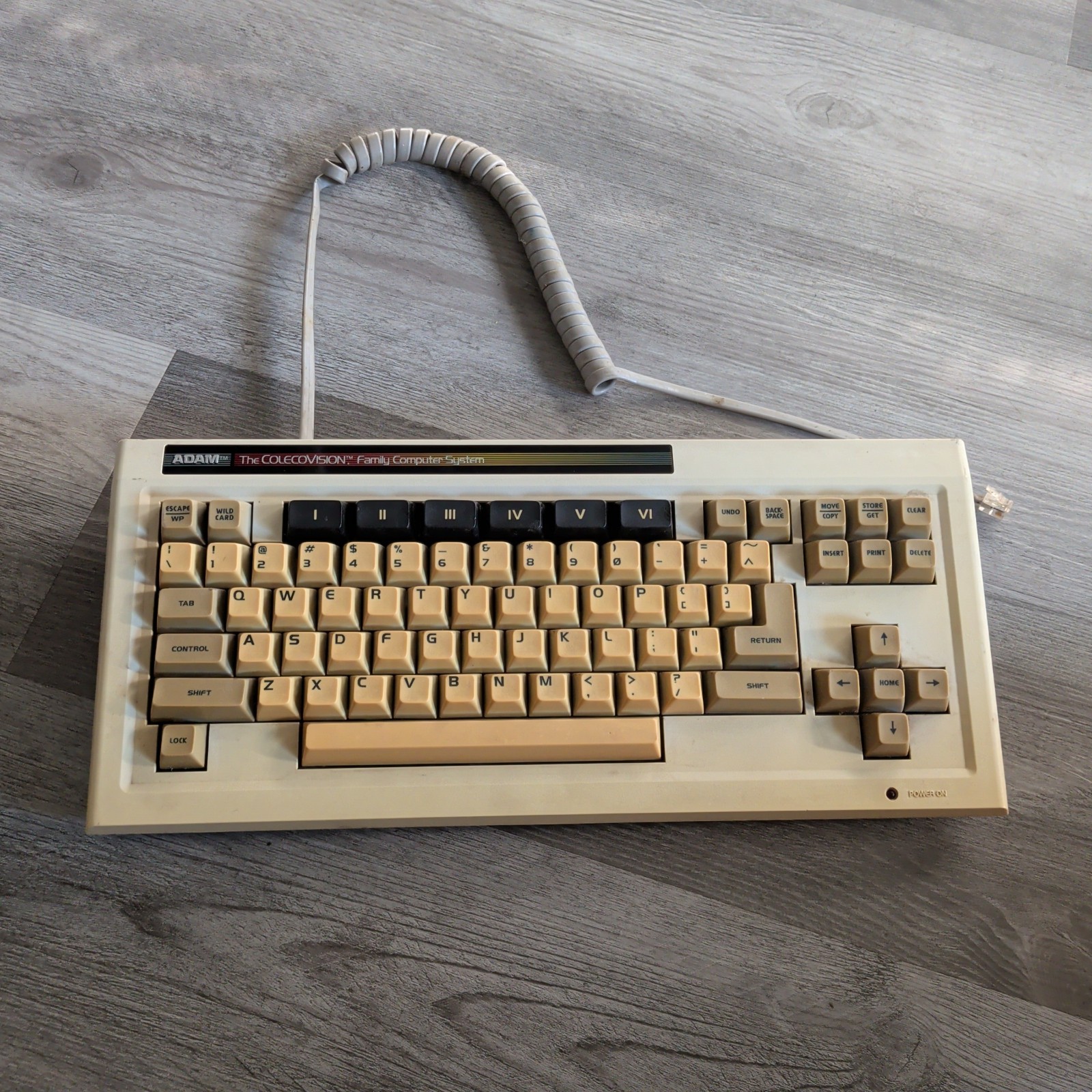 Coleco ADAM Keyboard 2410KB Colecvision Original Vintage Tested & Works