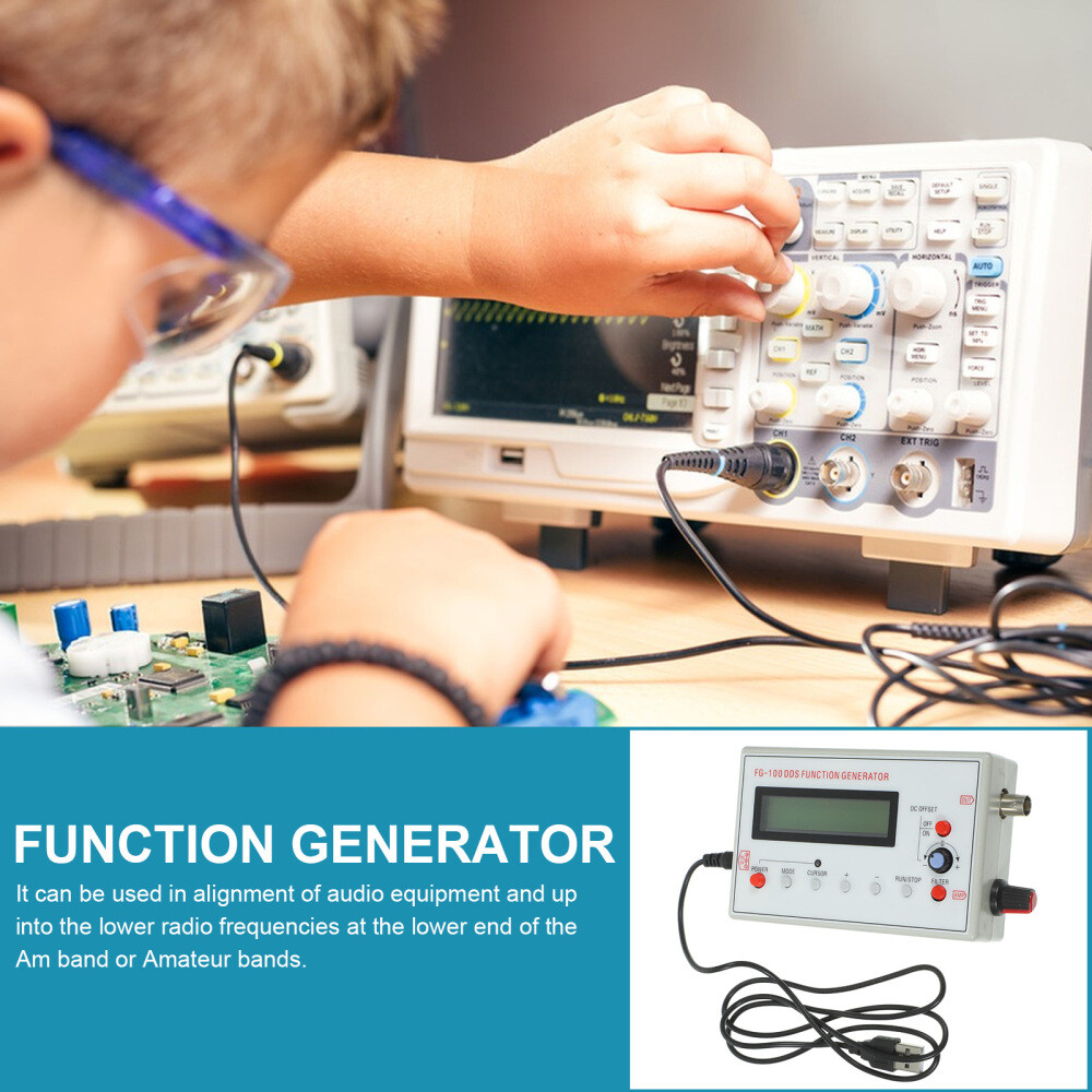 Function Signal Generator Board Sine Triangle Square Output 1Hz-500kHz Frequency