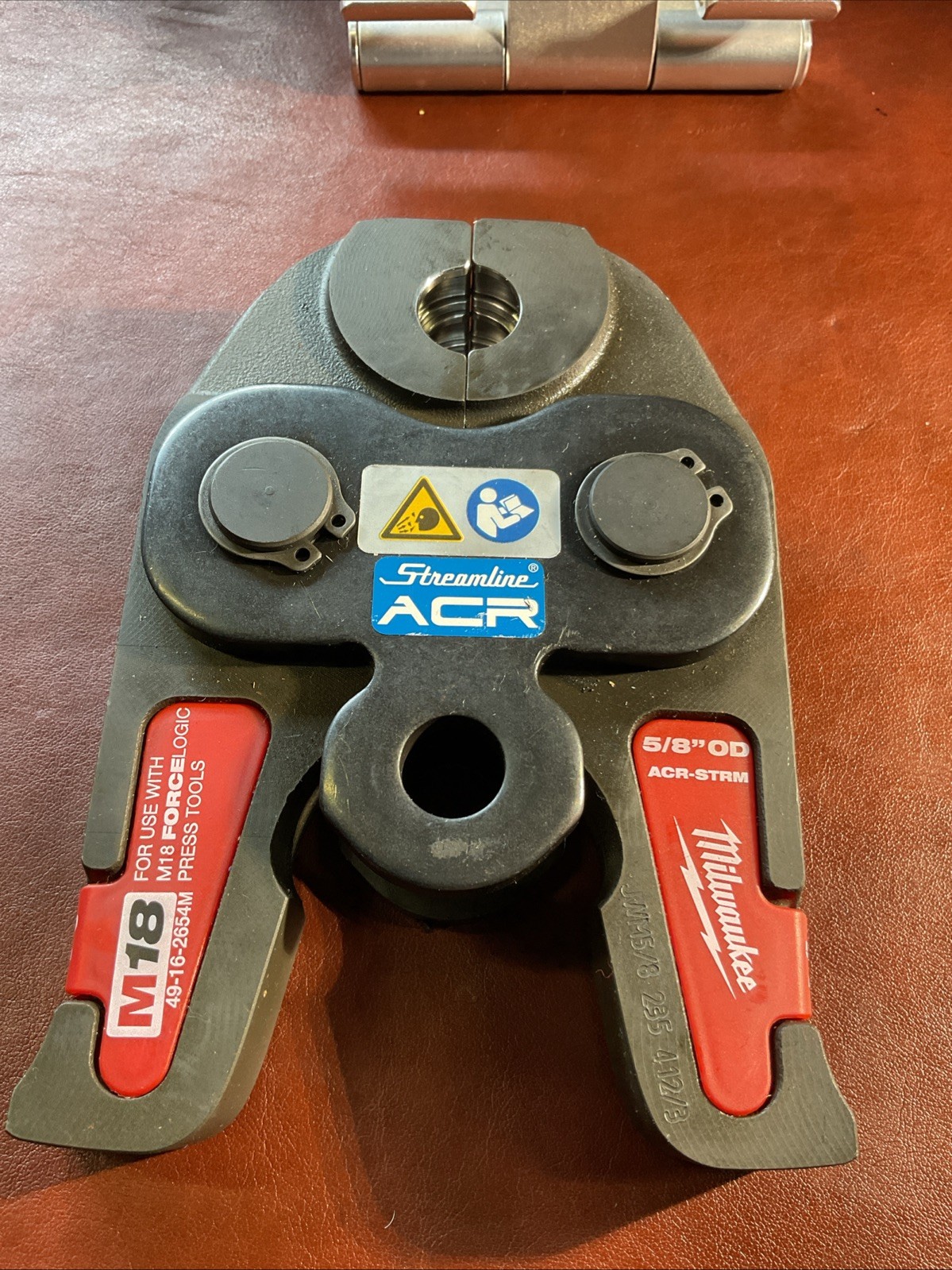 Milwaukee Tool 49-16-2654M M18 Force Logic Press Jaw, For 5/8 In Copper (Hvac)