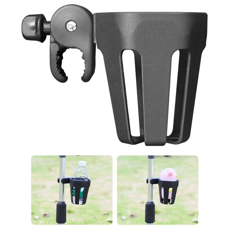 Secure Grip Cup Cage 360 Swivel Mount For Strollers Handlebar Wheelchair Frame