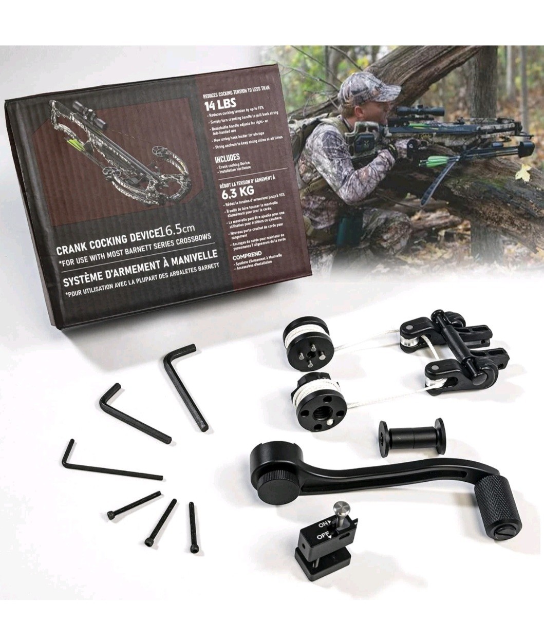 Crossbow Crank Cocking Device