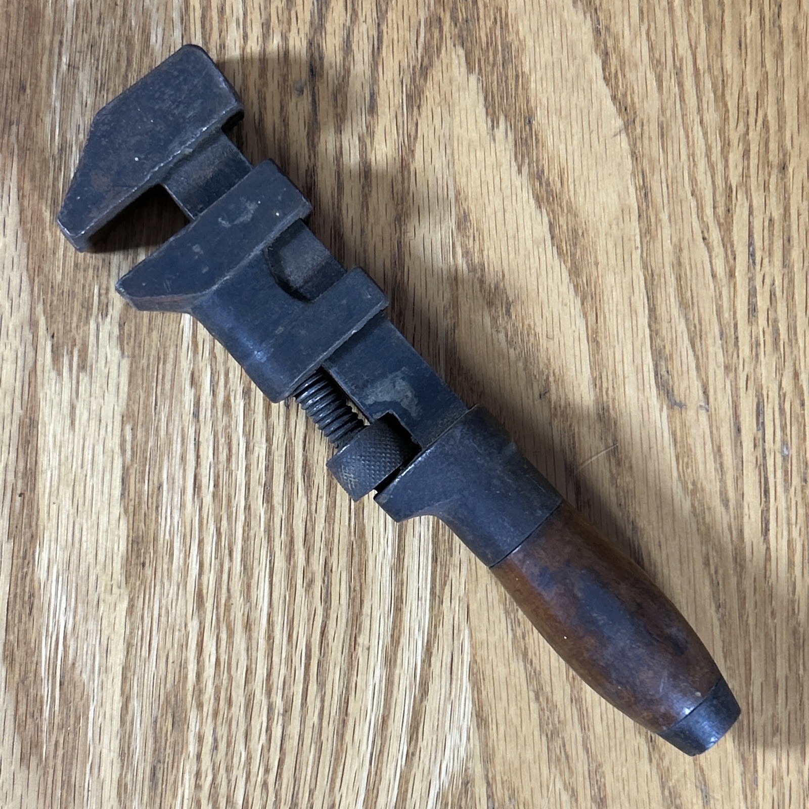 Antique PS & W Monkey Wrench Adjustable Peck Stow Wilcox Cleveland Ohio 1896