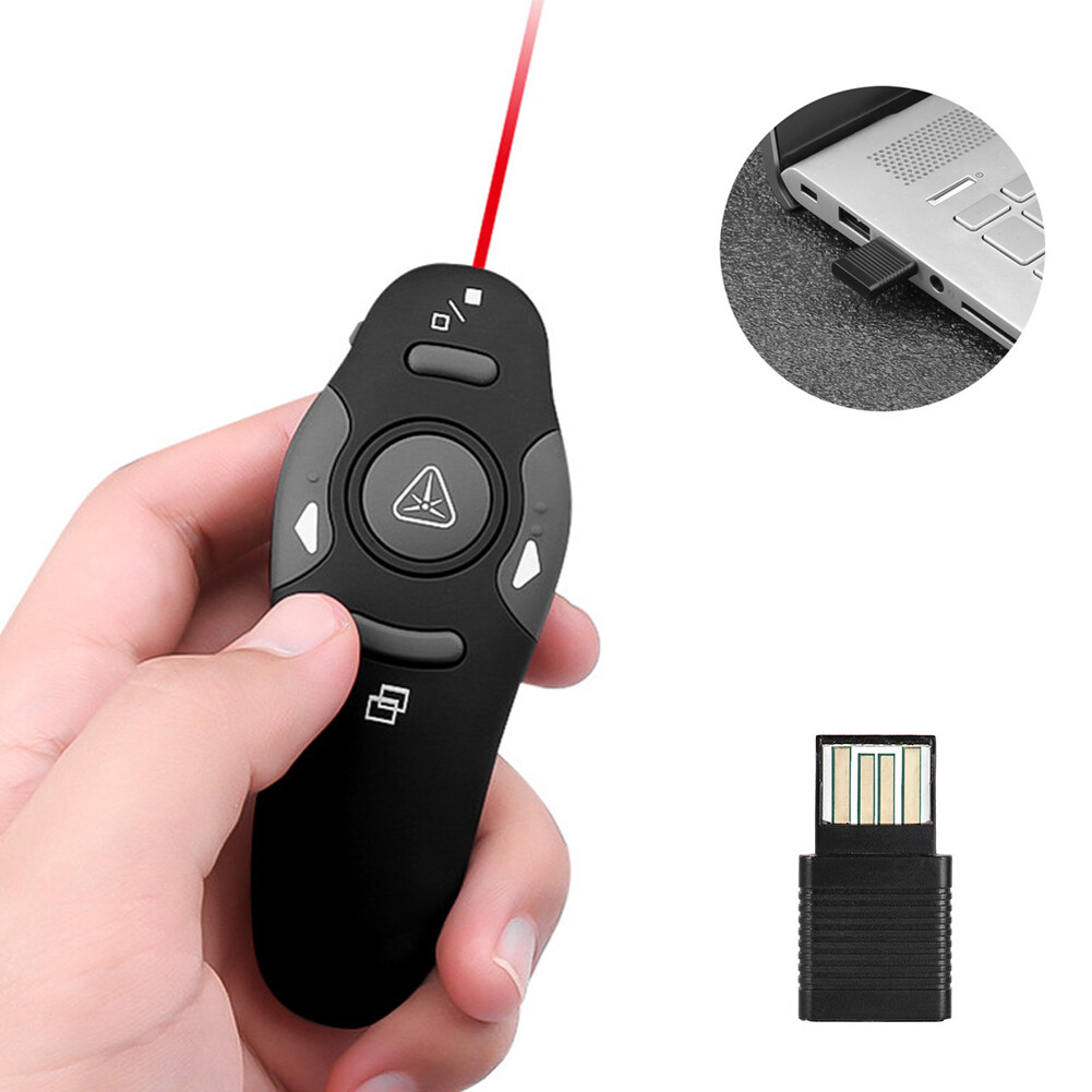 2.4G Wireless Laser Presenter Pointers Remote Control USB Mouse PPT Presentation