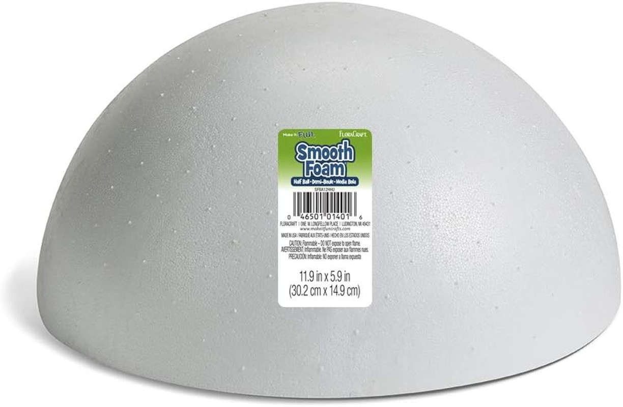 Smoothfōm Hollow Half Ball White