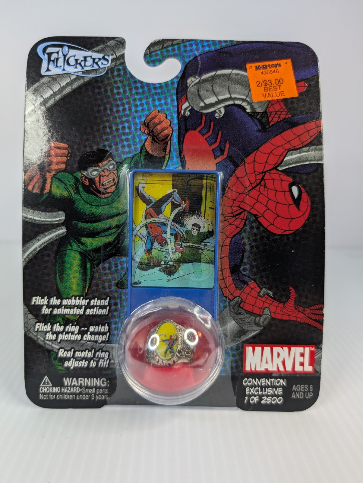 MARVEL FLICKERS SERIES*ComicCon Convention Exclusive*Playing Mantis: 2004*SEALED
