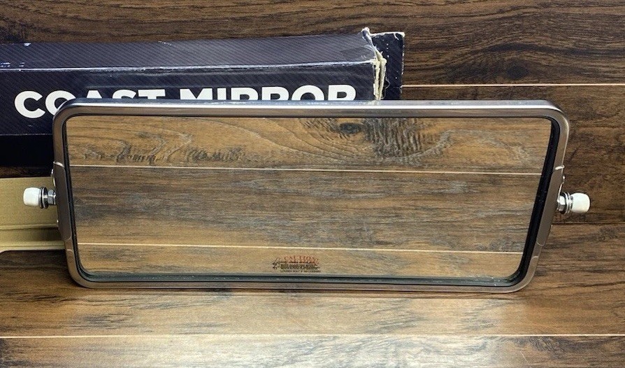 Automann 563.9017 7x16 Box Truck Mirror SS West Coast Style Stainless Steel NEW