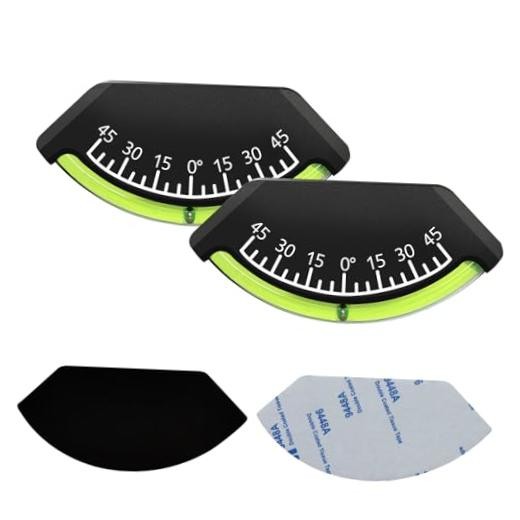 Stick On RV Level, Magnetic Adhesive RV Camper Trailer Bubble Leveler Leveling