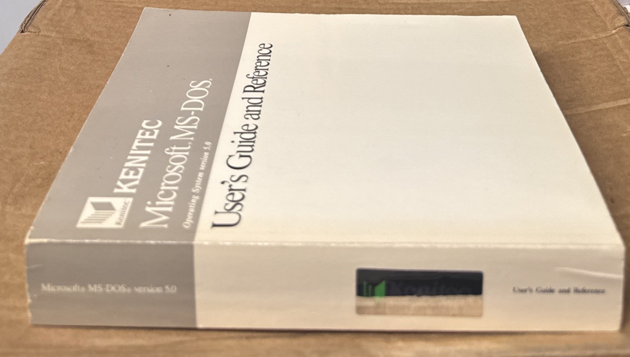 Kenitec : Microsoft MS-DOS Operating System Version 5.0 User Guide Reference PB