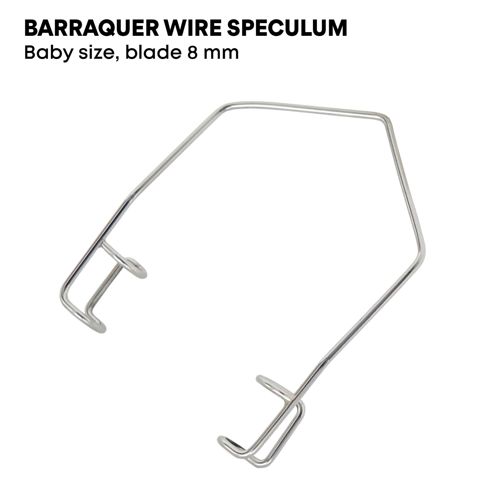 Barraquer Wire Speculum Baby Size Blade 8 mm German Steel Ophthalmic Instruments