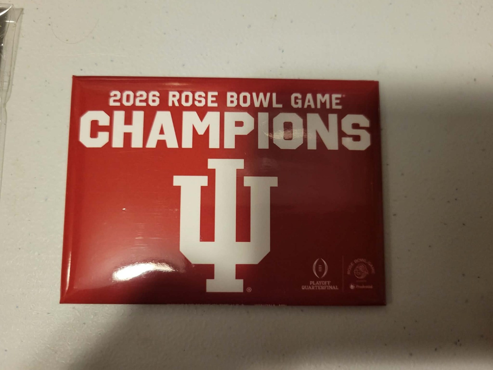 2026 Rose Bowl Champions Indiana Hoosiers 2.5x3.5 Magnet CFP