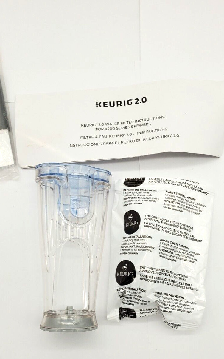 OEM Keurig Water Filter System- Brewer Maintenance Kit- Manual