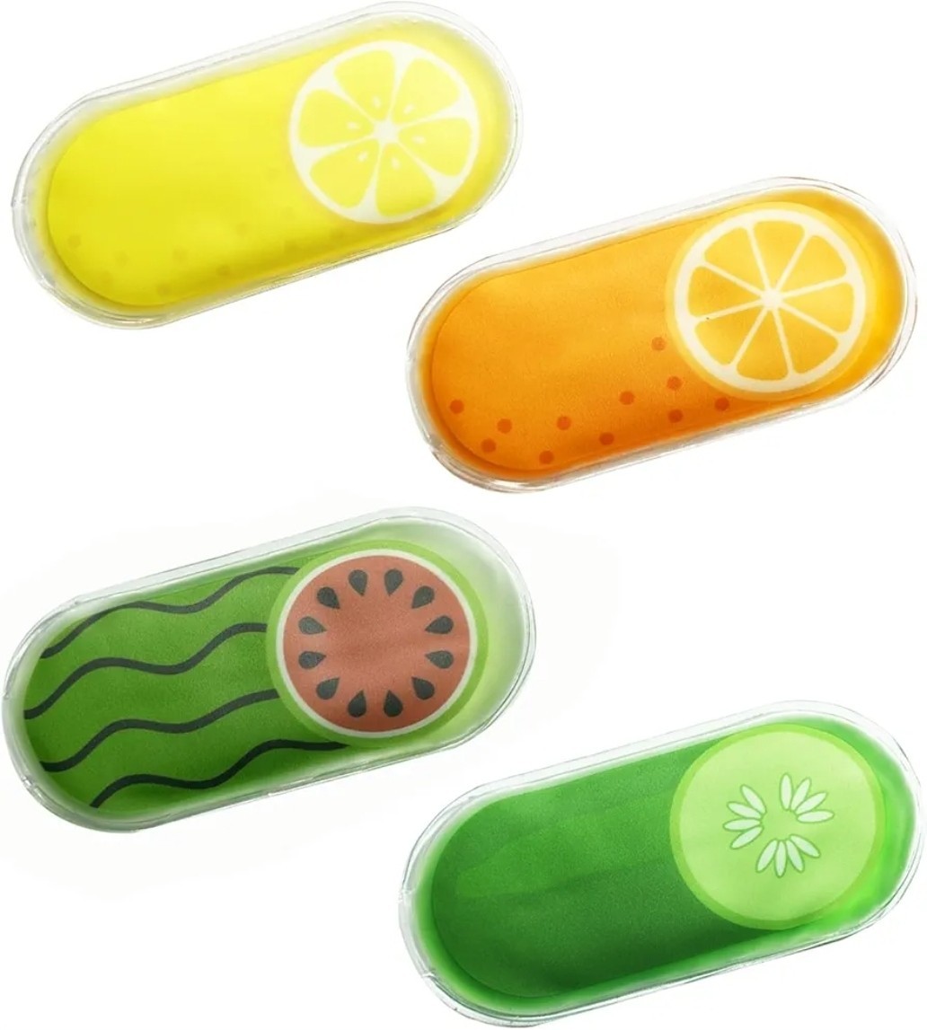 Kids Boo Boo Reusable Cold Packs for Soothing Relief, Fun Hot/Cold Therapy...