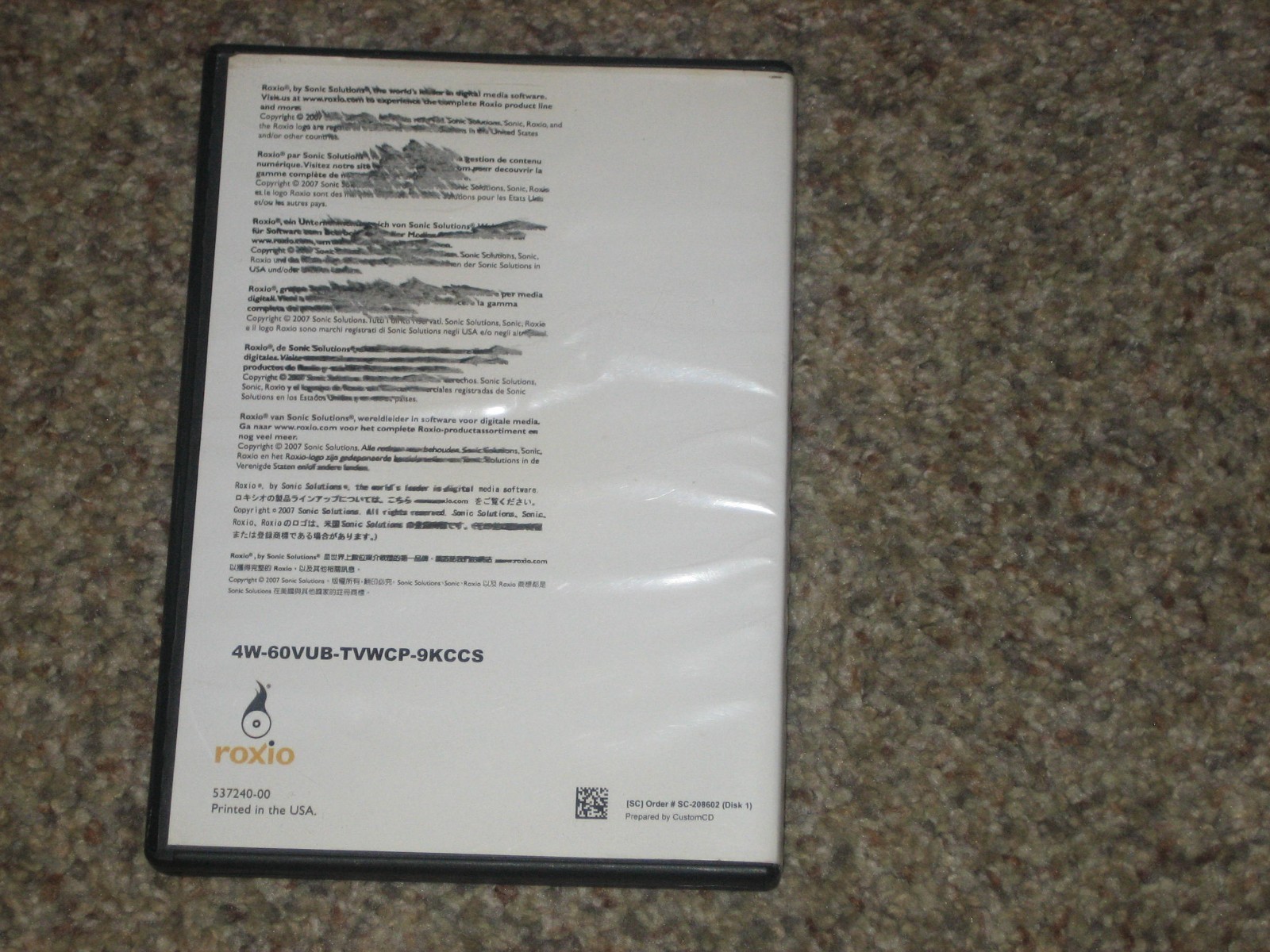 Roxio Toast 9 TITANIUM Software For for Mac - Pre-Owned