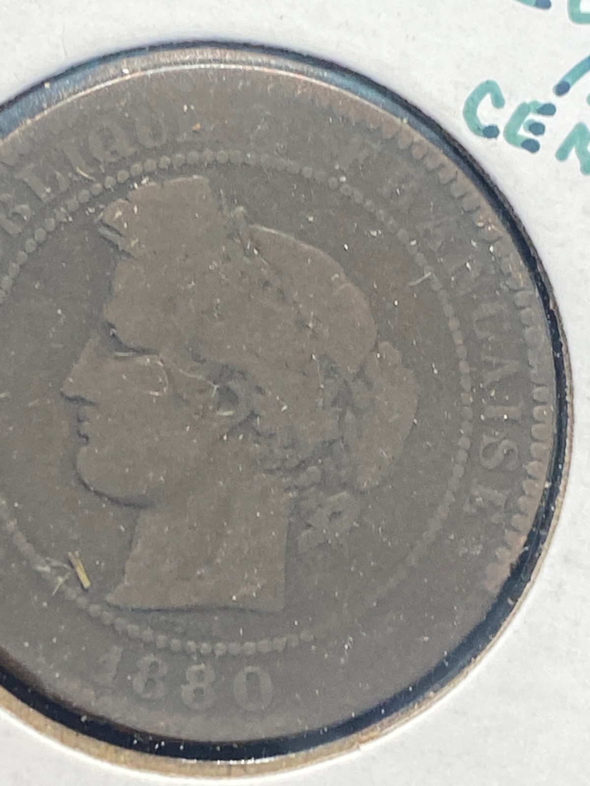 STORAGE UNIT FIND 1880 France 10 Centimes