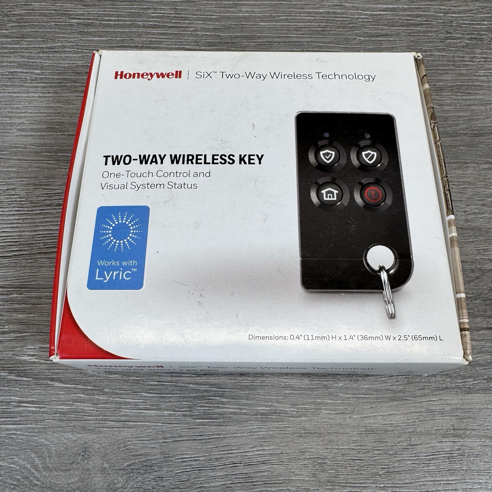 NEW SEALED - Honeywell SIXFOB Two Way Wireless Key Fob