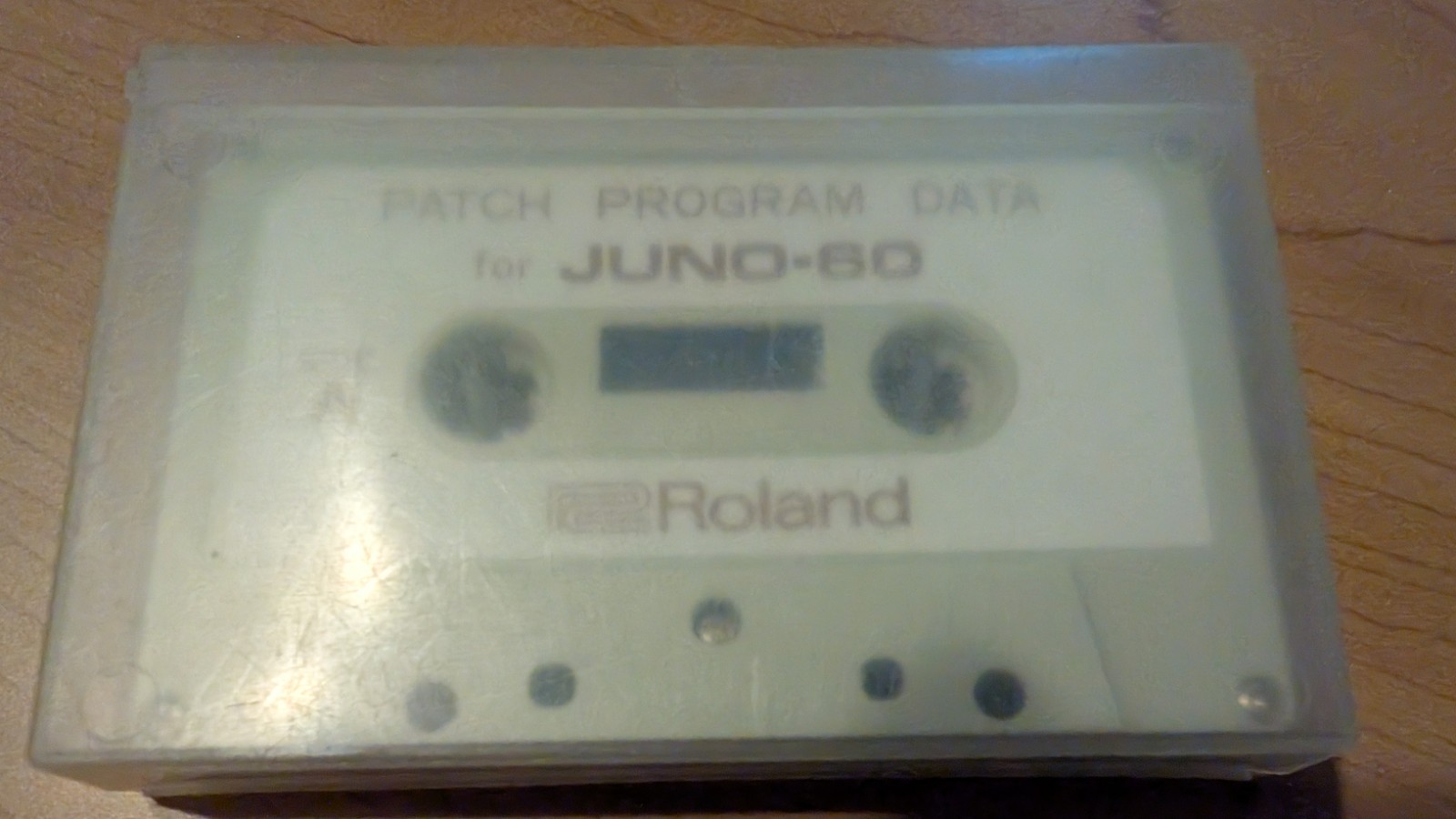 Original Juno 60 Patch Program Data Cassette, Roland Preset Recovery