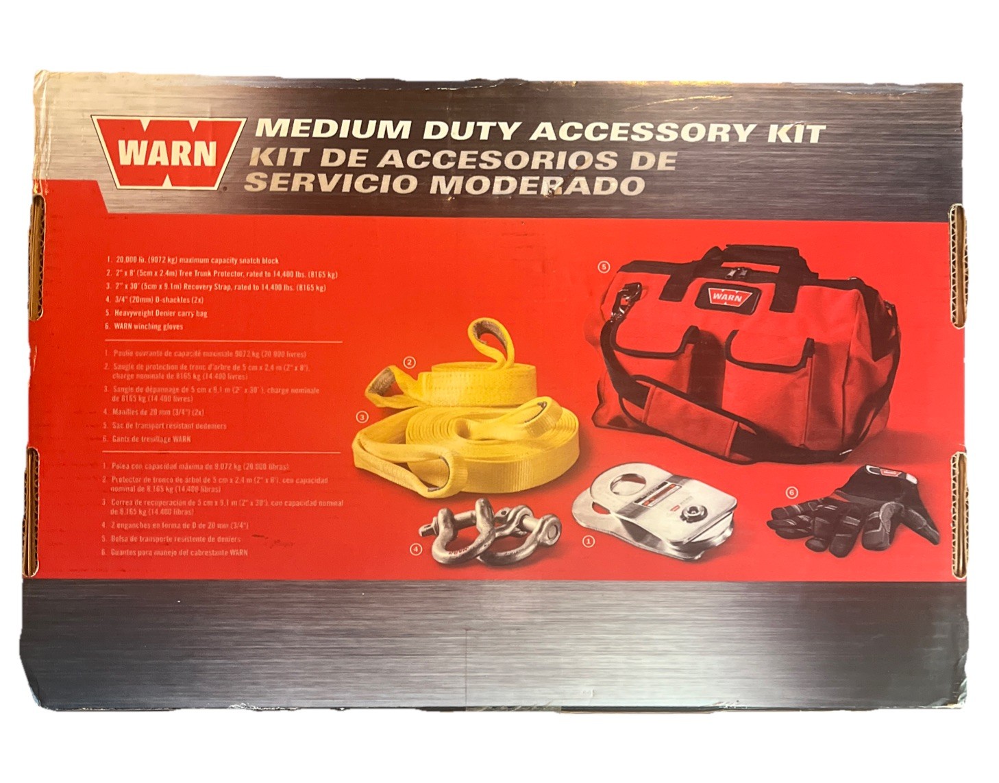 Warn 88900 Winch Accessory Kit - Medium Duty Kit - New In Box.