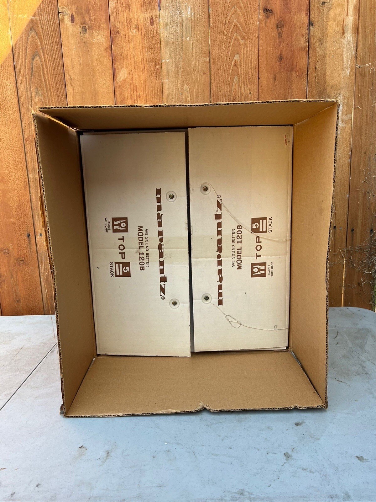 MARANTZ 120B ORIGINAL DOUBLE BOX ONLY