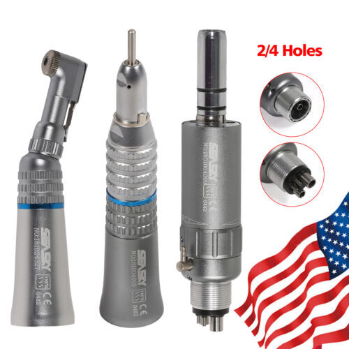 Dental Low Speed Handpiece Contra Angle Straight Air Motor 2/4H for NSK SEASKY