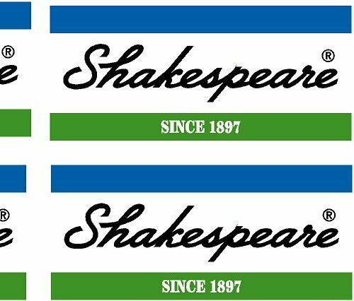 SHAKESPEARE FISHING Logo Motorbike VAN TACKLE BOX Racing Decal Stickers x2 300mm