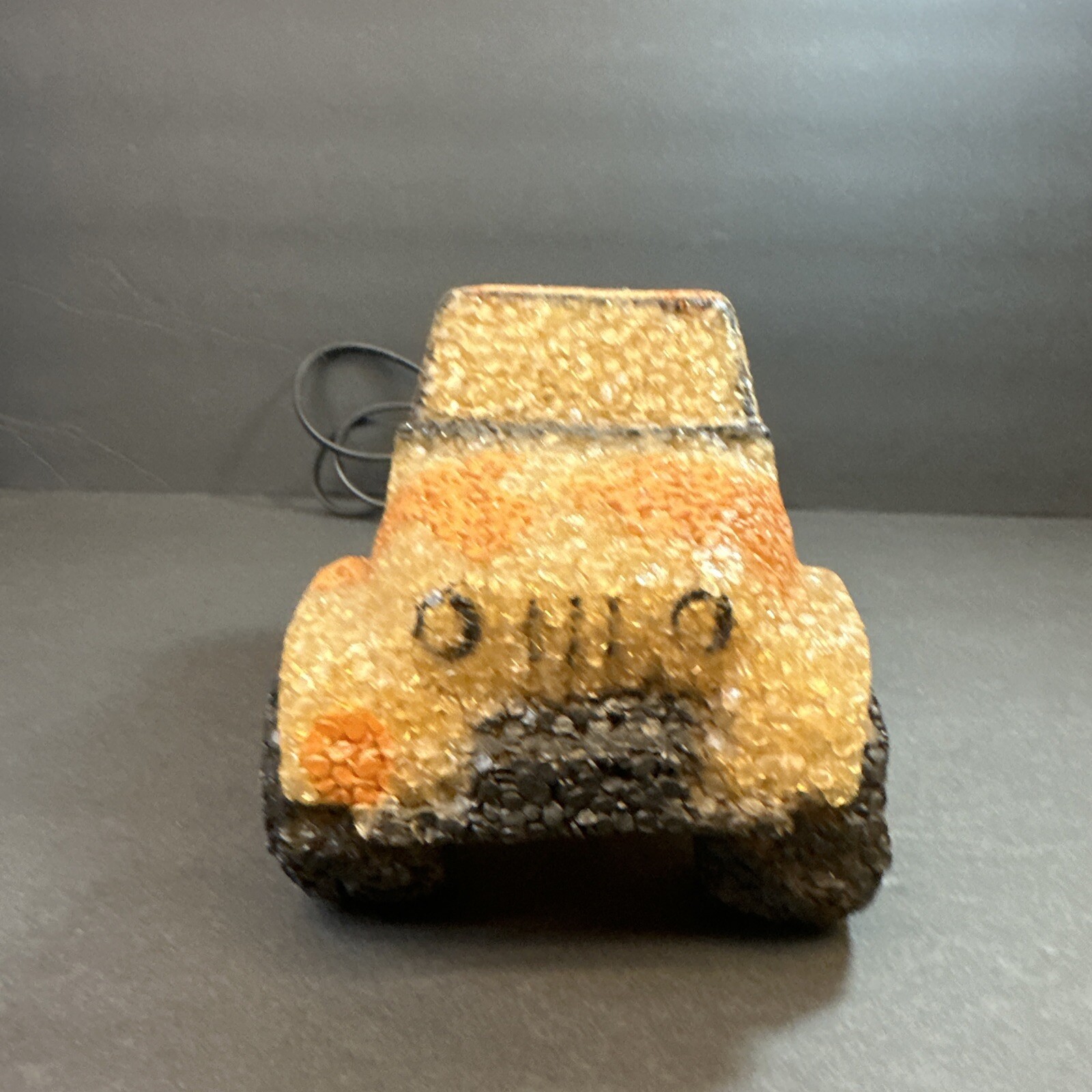Melted Popcorn Plastic Jeep Night Light Desk Lamp EUC Off Roading Fourwheeling