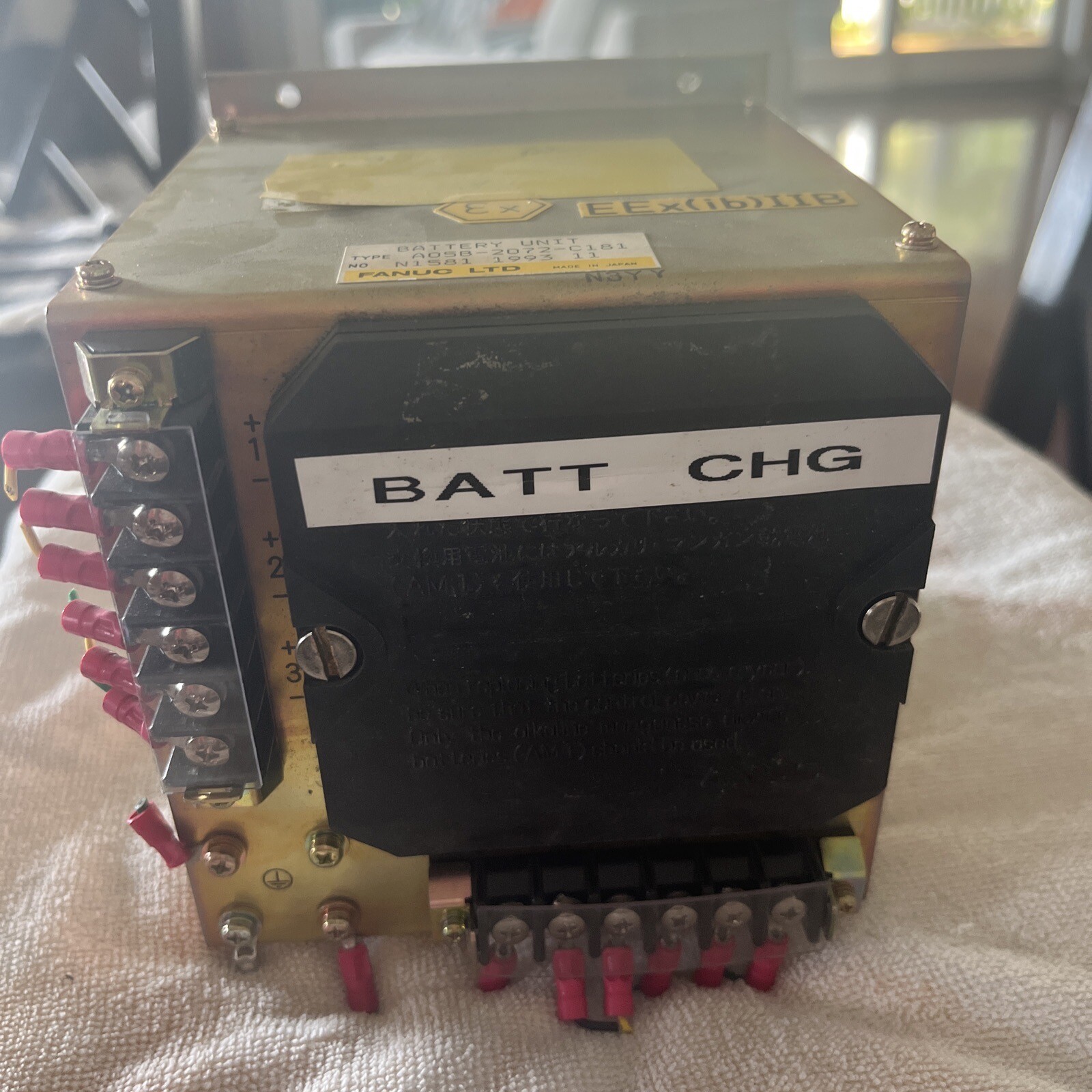 Fanuc LTD Battery Unit A05B-2072-C181 N1581 1993 11