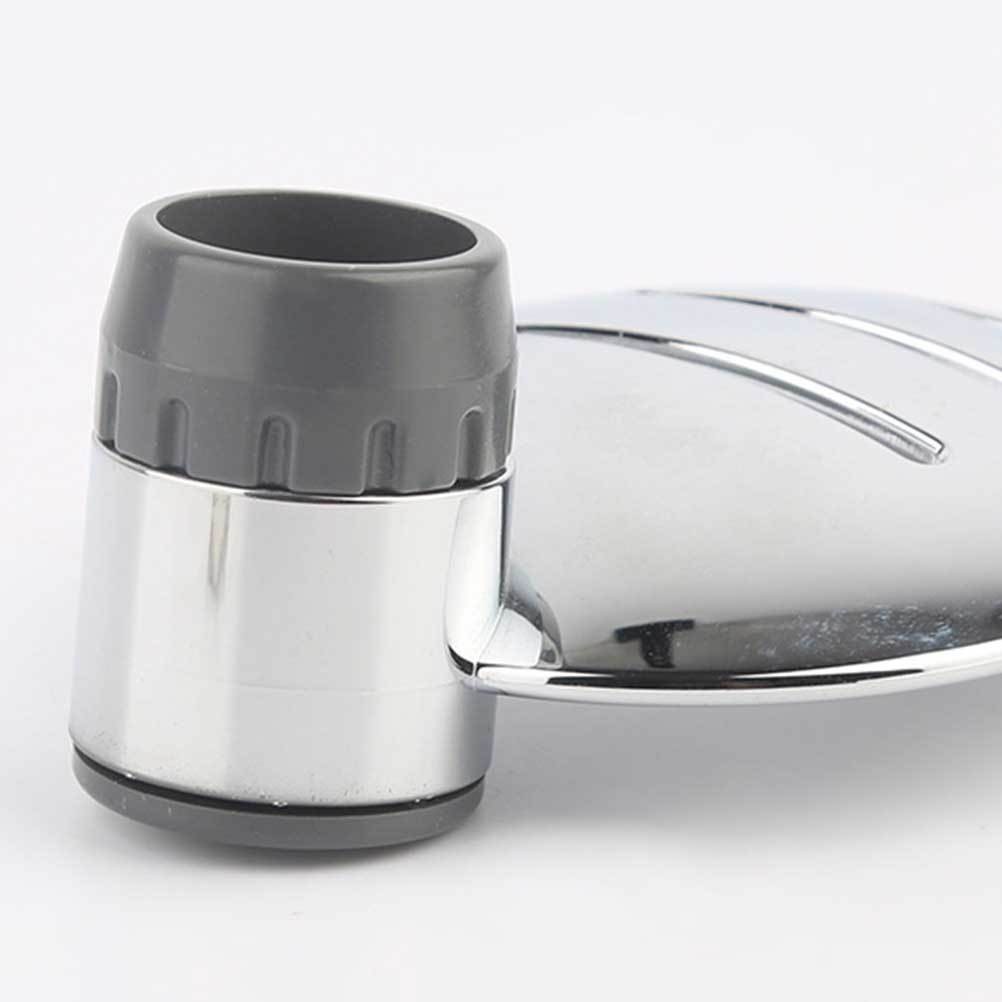 2Pcs Reusable Silver Soap Dish ABS Material Practical Soap Storage Rack