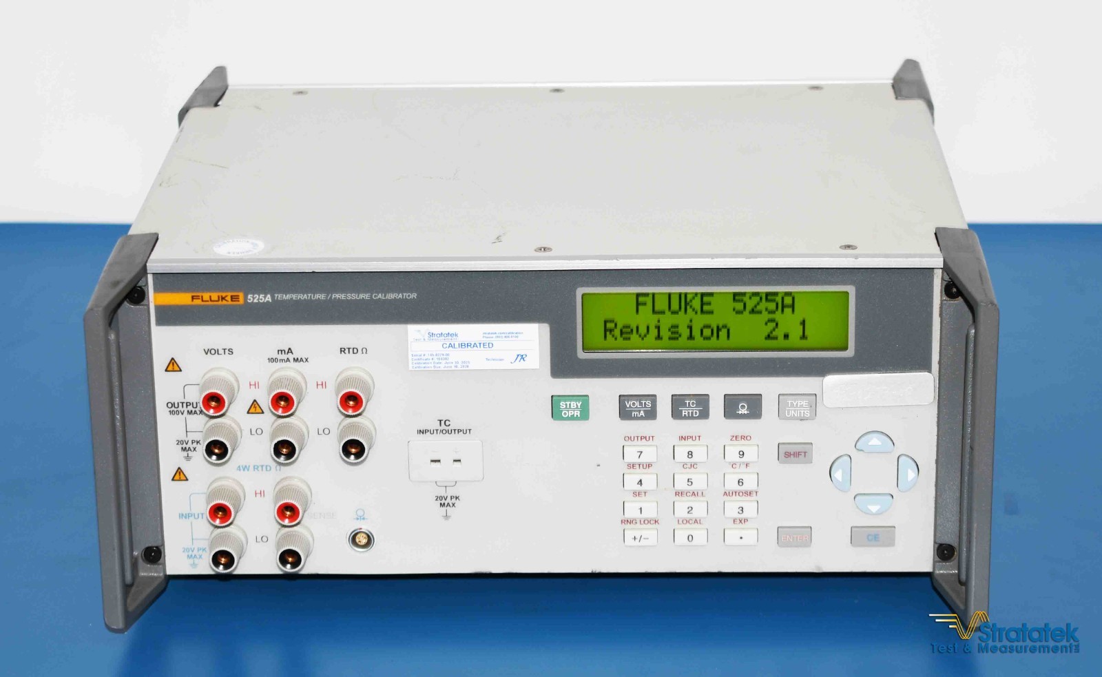 Fluke 525A Temperature/Pressure Calibrator NIST Calibrated