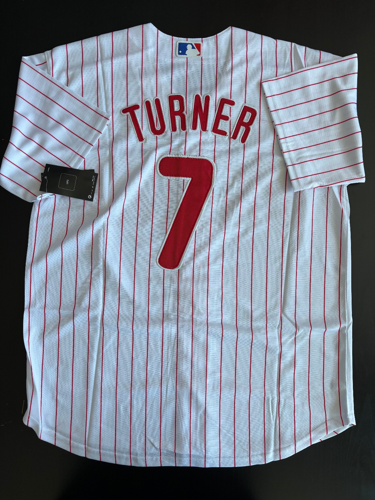 Trea Turner #7 Men's Philadelphia Phillies White Flex Jersey MEDIUM - NWT