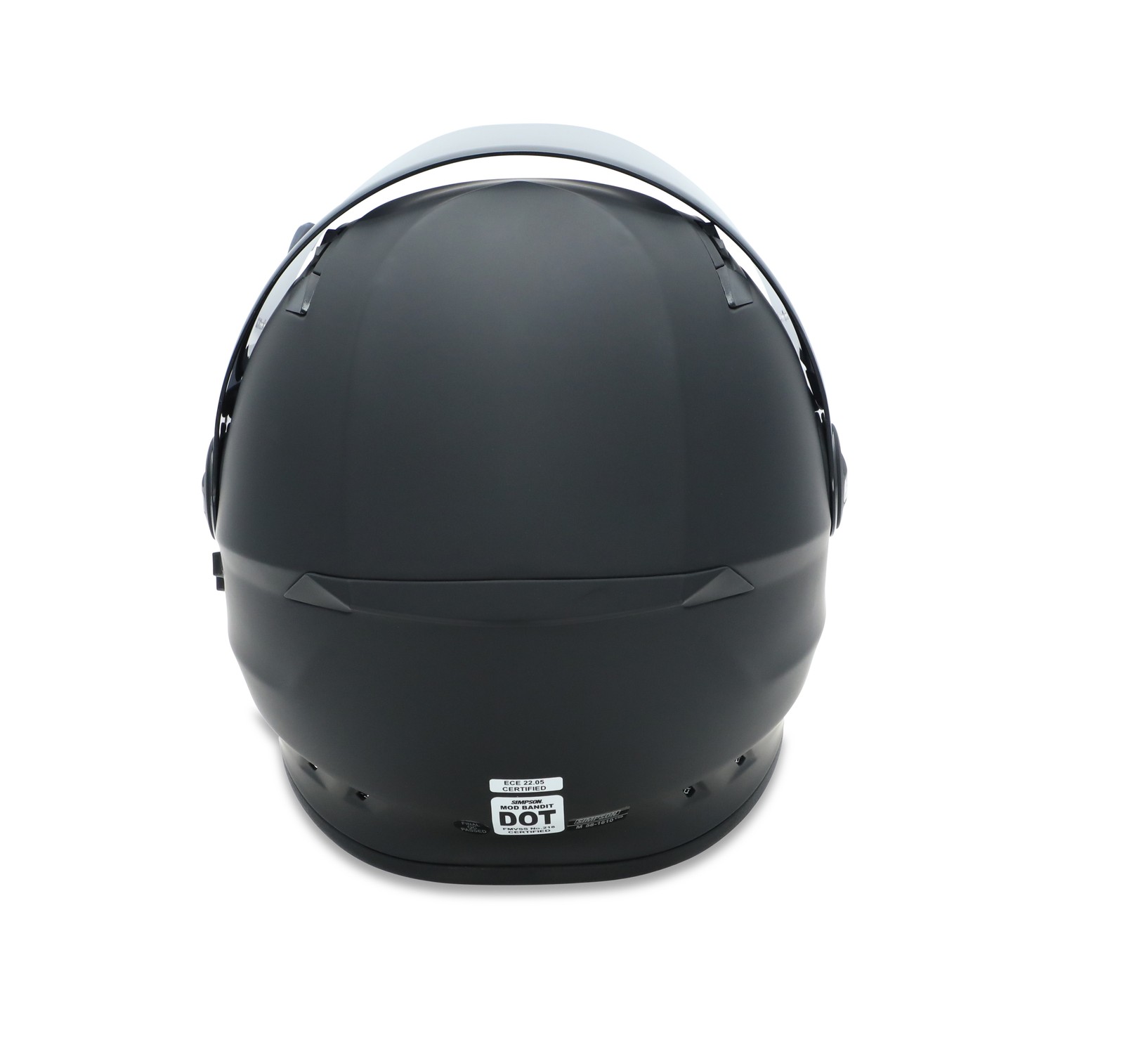 Simpson Motorcycle M59XL3 Mod Bandit Helmet Adult XL Matte Black