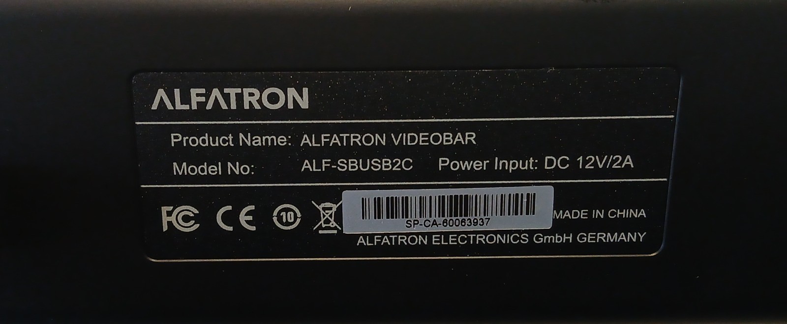 Video Bar With Full Hd Camera