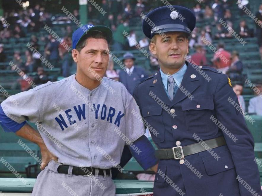 GT954 Johnny Sturm - Buddy Hassett NY Yankees 8x10 11x14 16x20 Colorized Photo