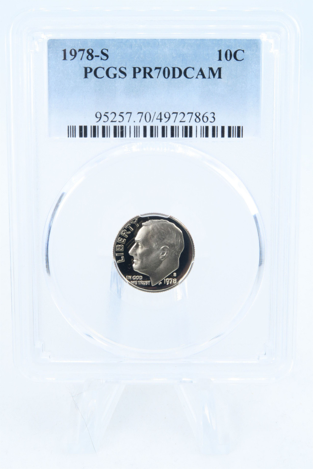 1978-S PCGS PR70DCAM Roosevelt Dime Proof 10C