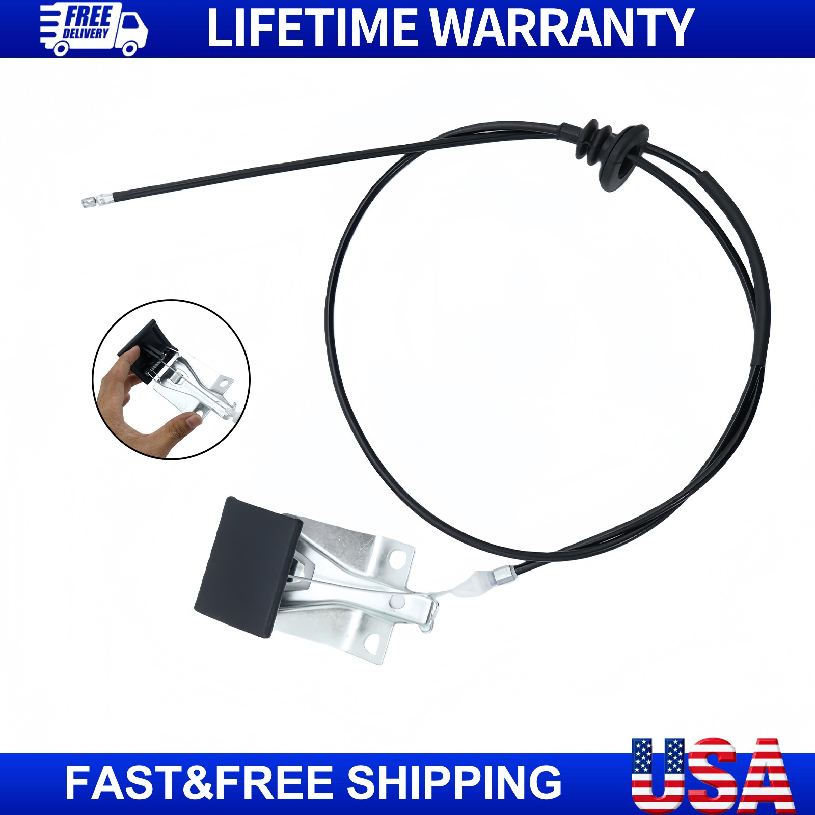 New Hood Latch Release Bowden Cable Fits Infiniti G35 G37 Sedan 4-Door 65621JK