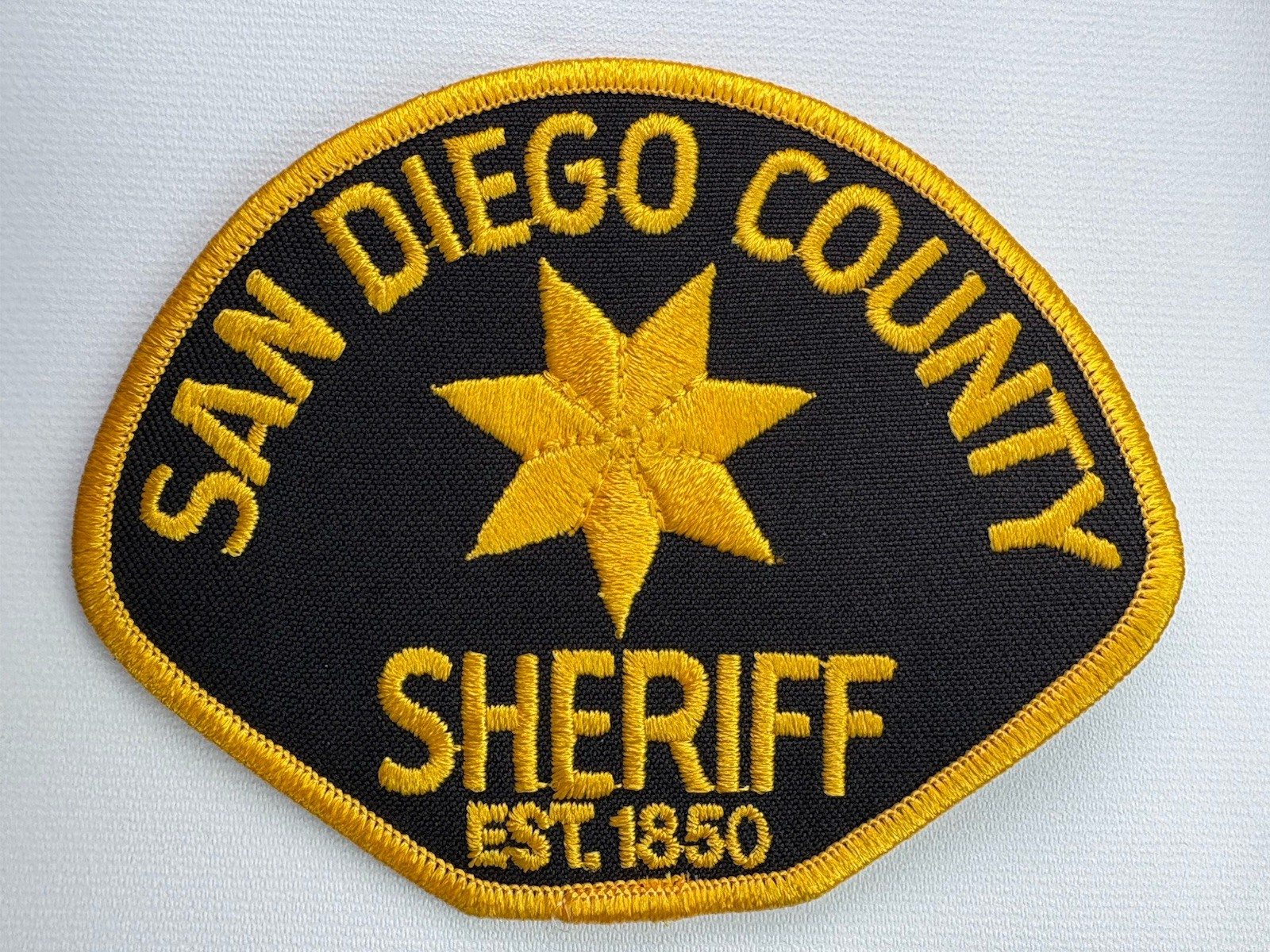 San Diego County California Sheriff Patch ~ Est 1850