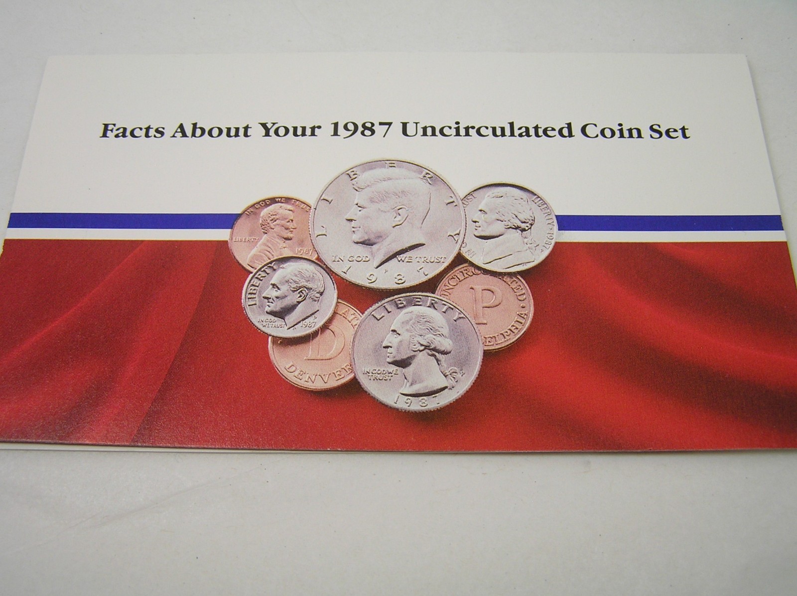 US Mint 1987 Uncirculated Coin Set P & D