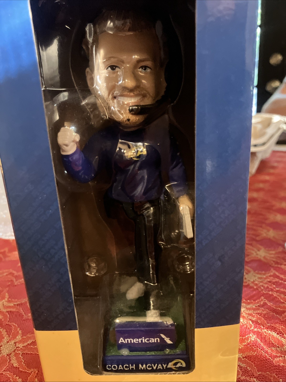 SEAN MCVAY LOS ANGELES RAMS SEASON TICKET MEMBER EXCLUSIVE BOBBLEHEAD