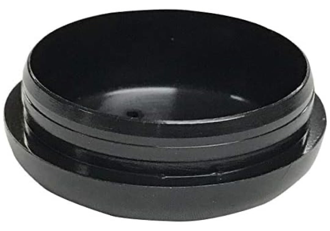 Jejavu Wrought Iron Chair Glides – Fits 1-1/2" Inside Diameter, 16, Black