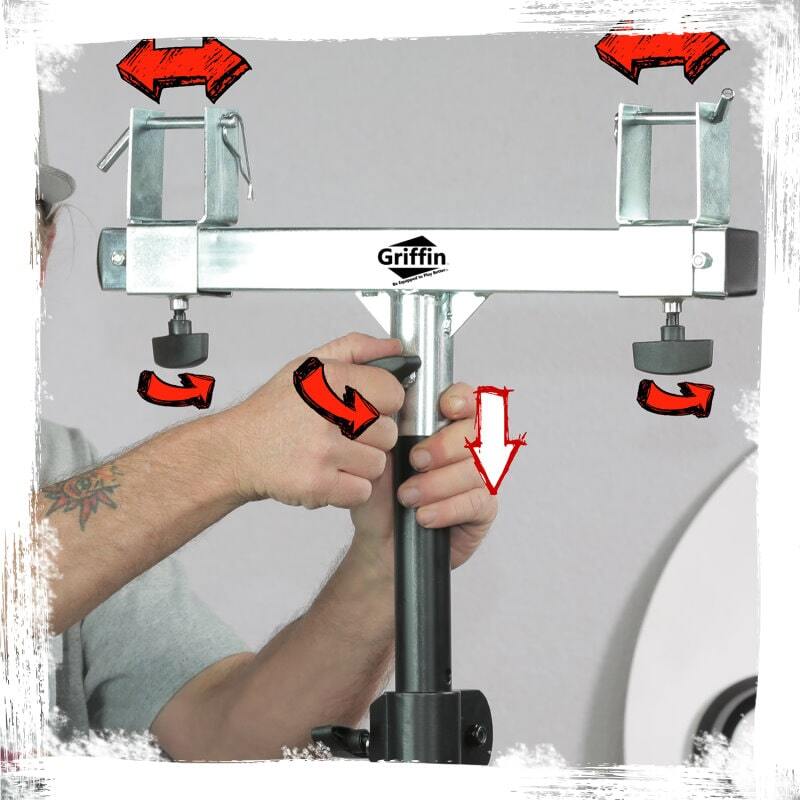 Truss T Bar Adapter Support Holder Brackets Square Triangle Trussing DJ Mounts
