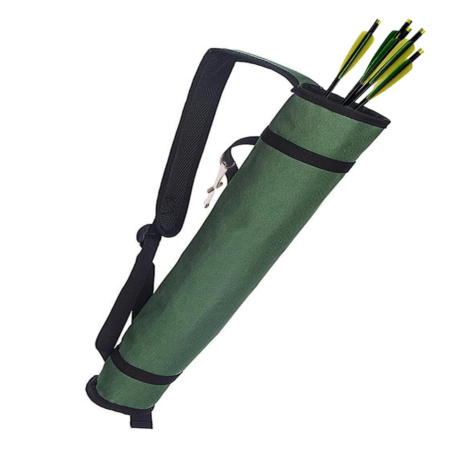 Archery Quiver Back and Hip Quivers Adjustable Arrow Backpack Bag Holder Side...
