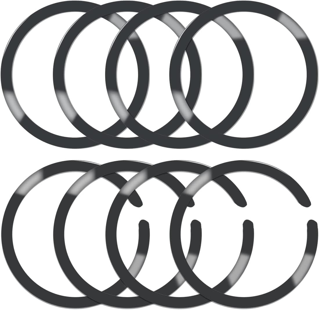 8 Pack Universal Metal Rings Sticker Compatible with Magsafe Magnetic Wireless C