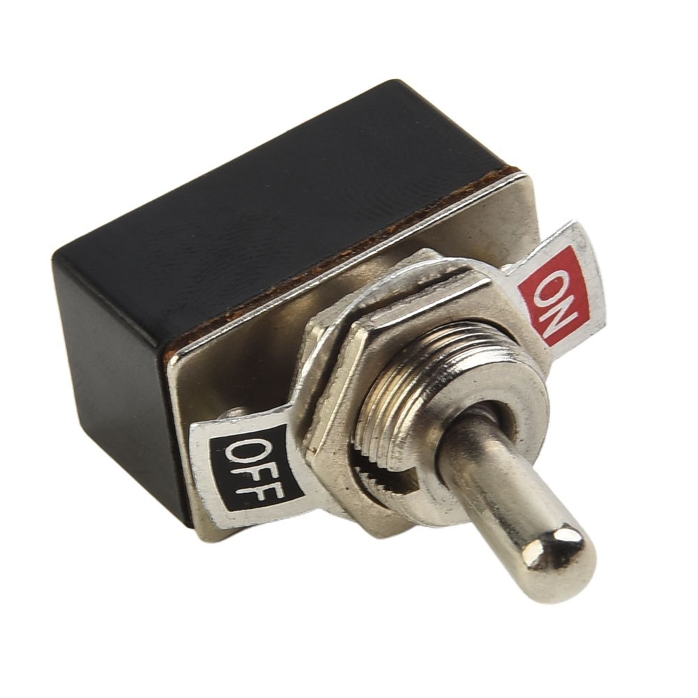 Brand New for TOGGLE Switch SPST 6A On/Off SPST Switch for TOGGLE 12mm 1PCS 2