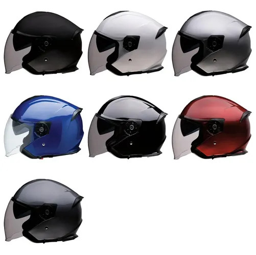 Z1R Adult Road Maxx 2.0 Helmet Open Face | S M L XL 2XL 3XL 4XL | Black Satin