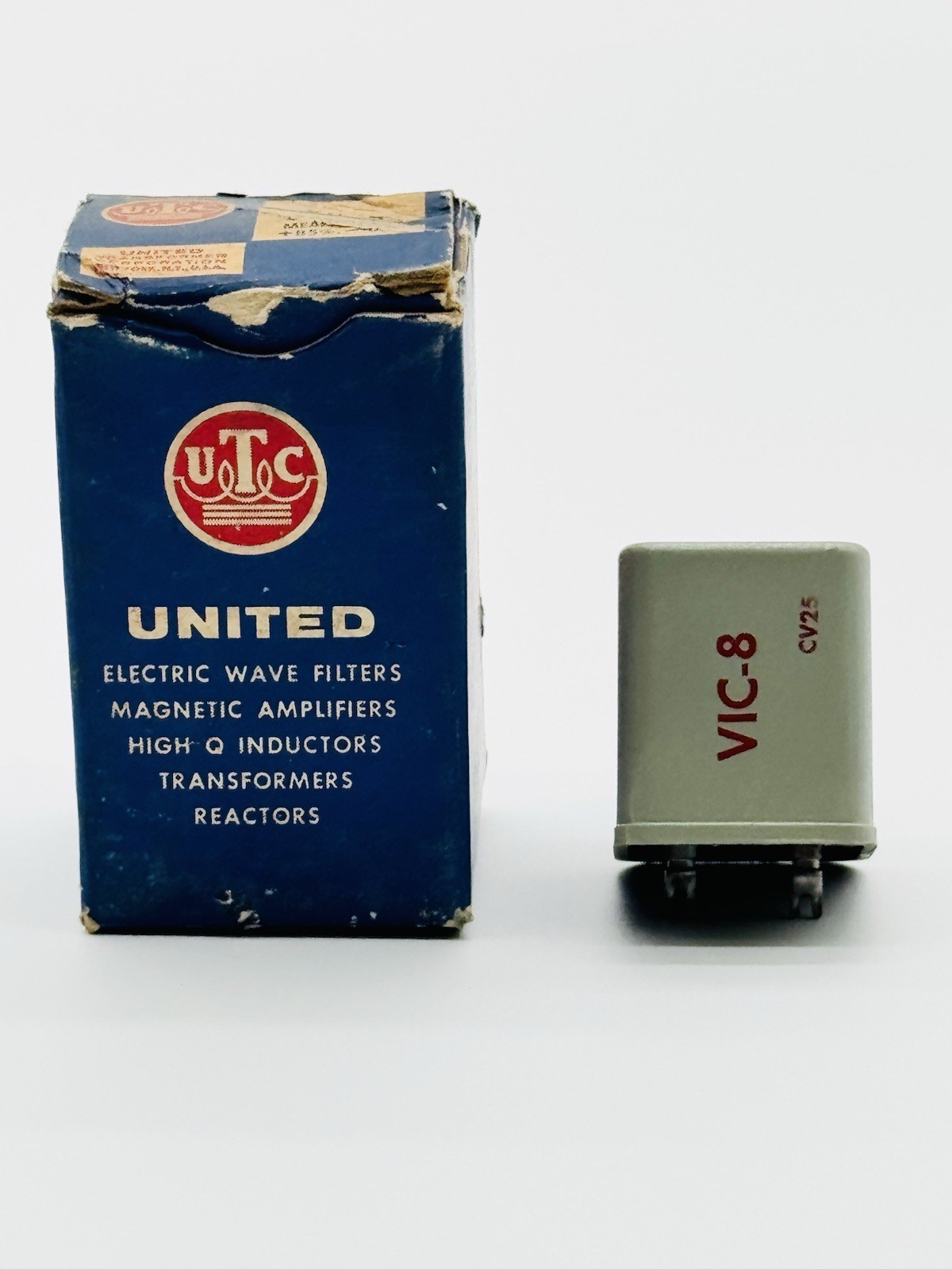 NEW Vintage UTC VIC-8 Variable Inductor Choke Transformer 0.21H Mean 21mADC AB5