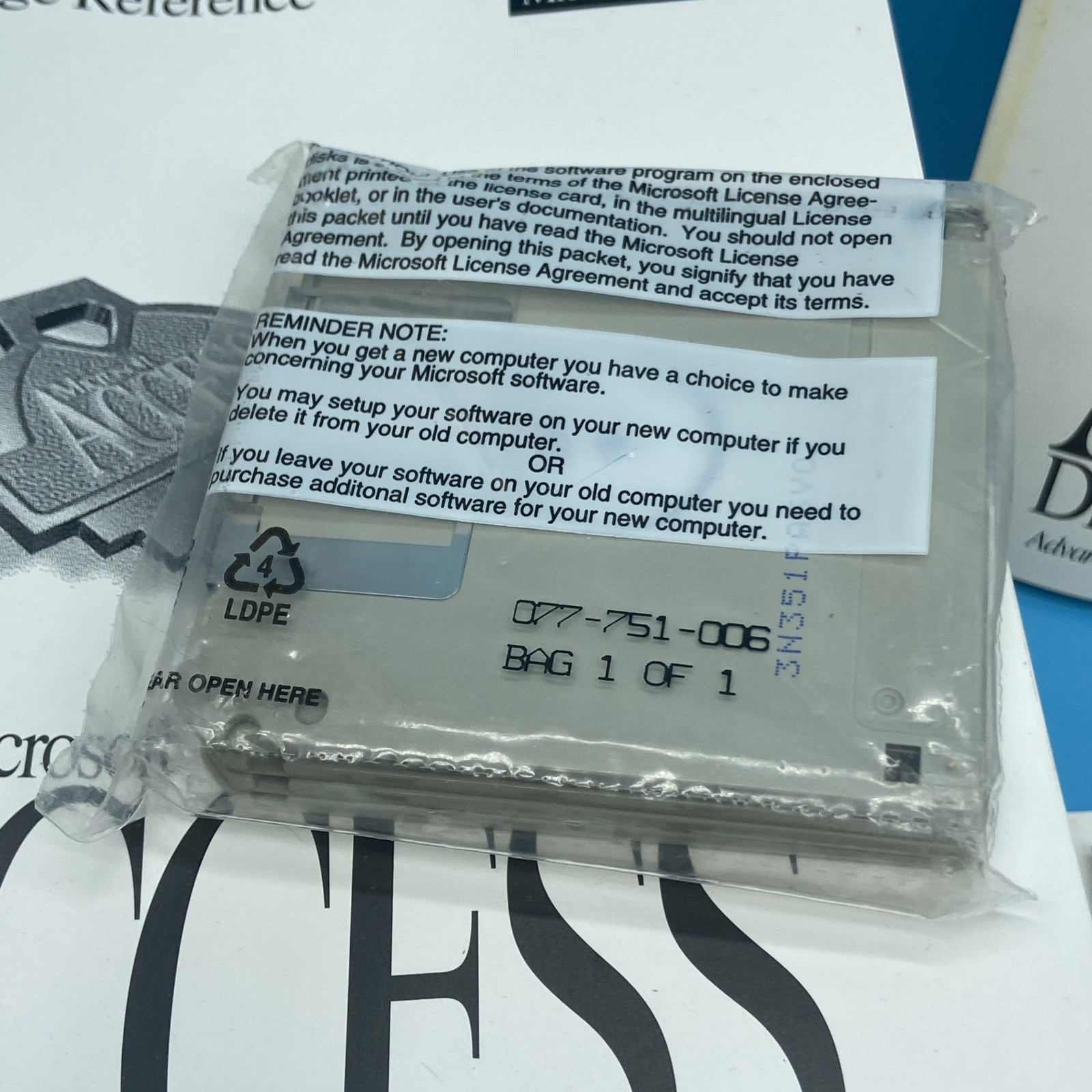 MS Access 2.0 Developer's Toolkit Win 3.1 - Manuals & SEALED Floppy Disks